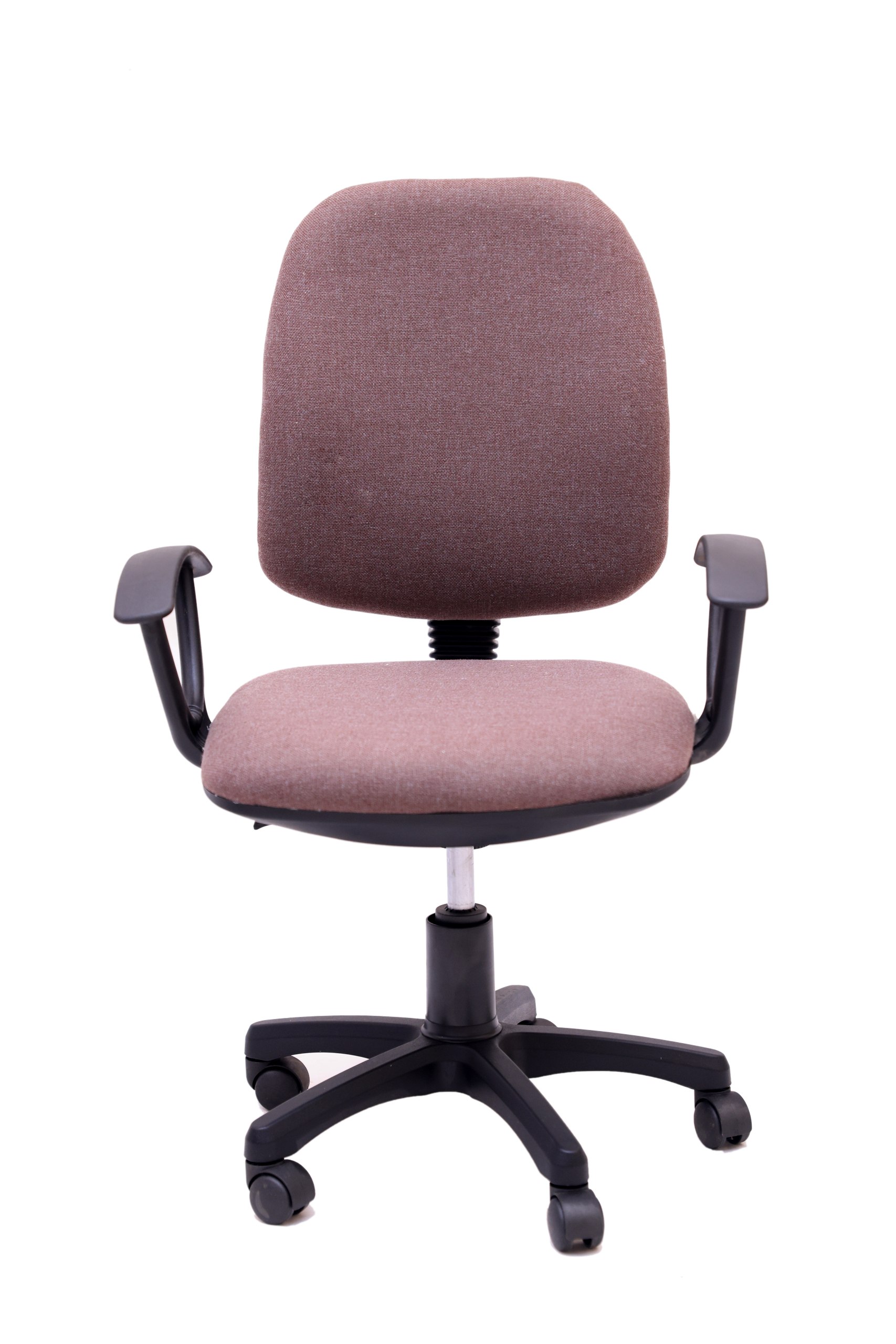 Secretarial hydraulic swivel chair with arm